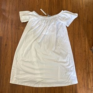 White ASOS Maternity Dress